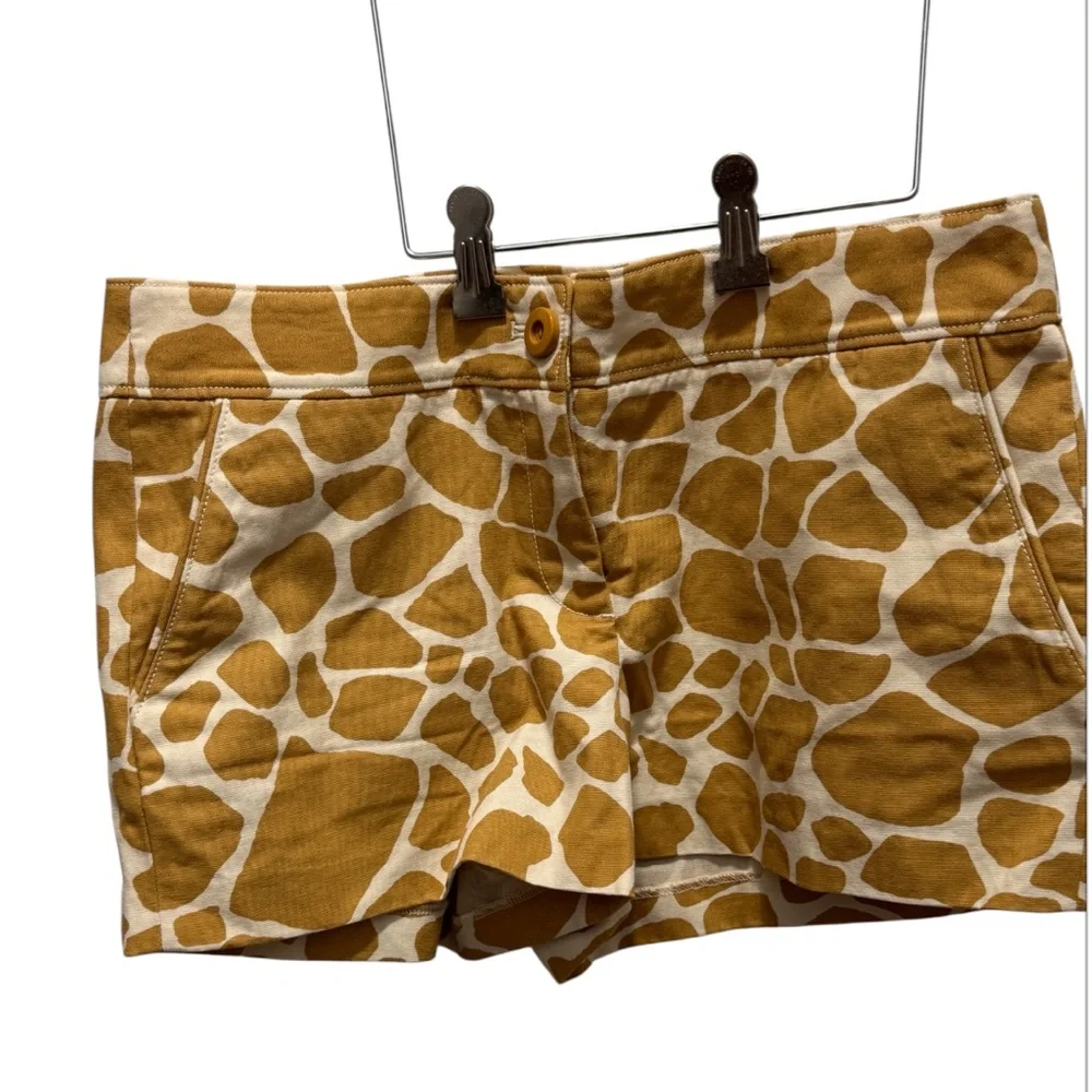 J. Crew Brown and Cream Shorts  size 6